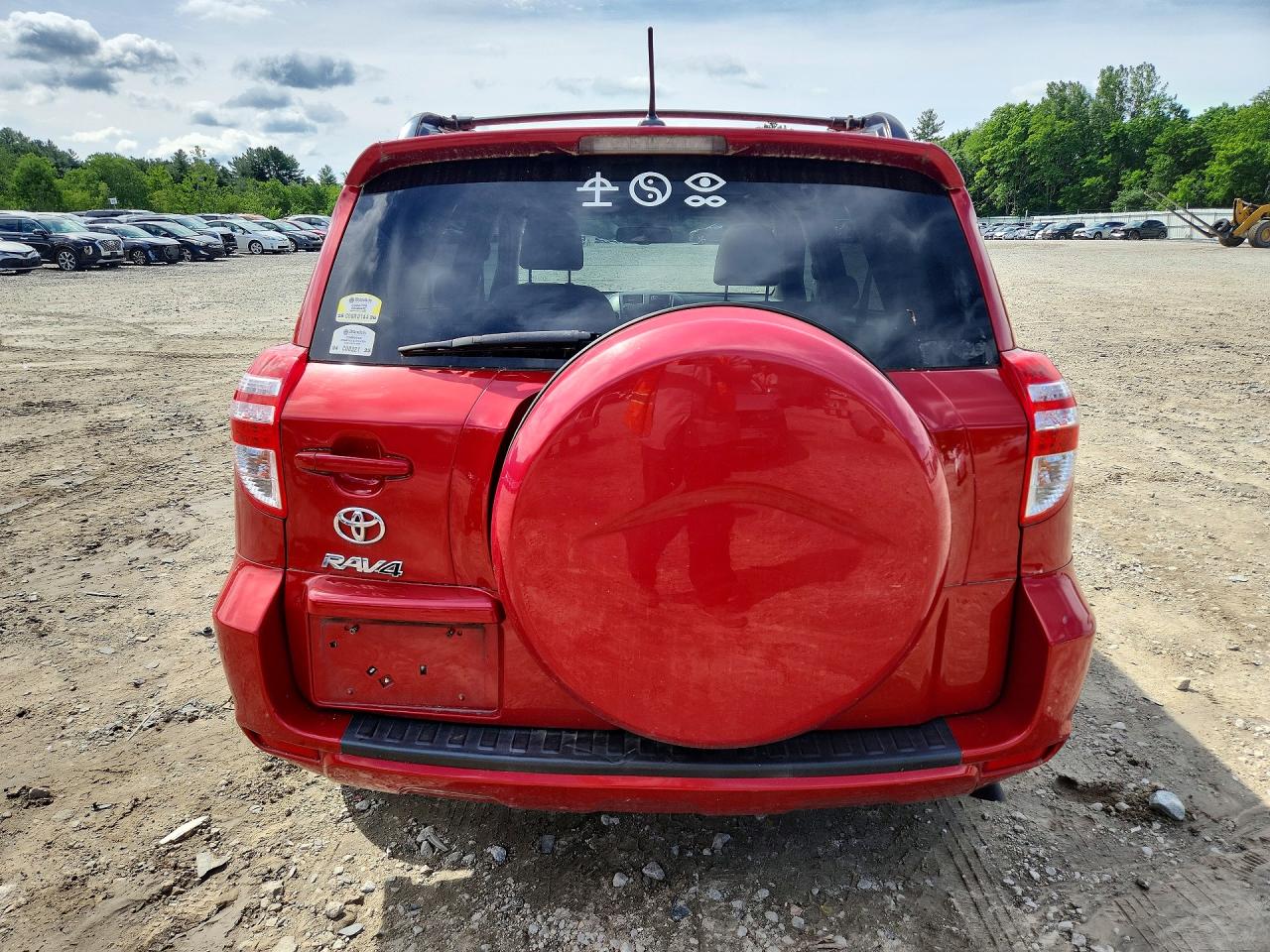 2011 Toyota Rav4 Base Red vin: 2T3ZF4DV9BW076494