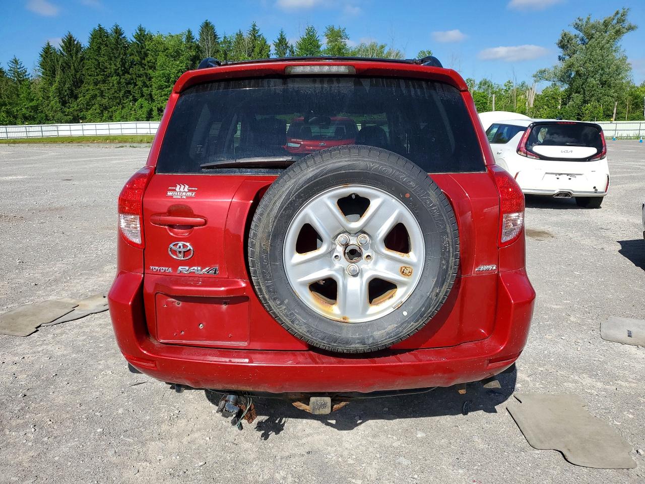 2006 Toyota Rav4 Base Красный vin: JTMBK33V666005429