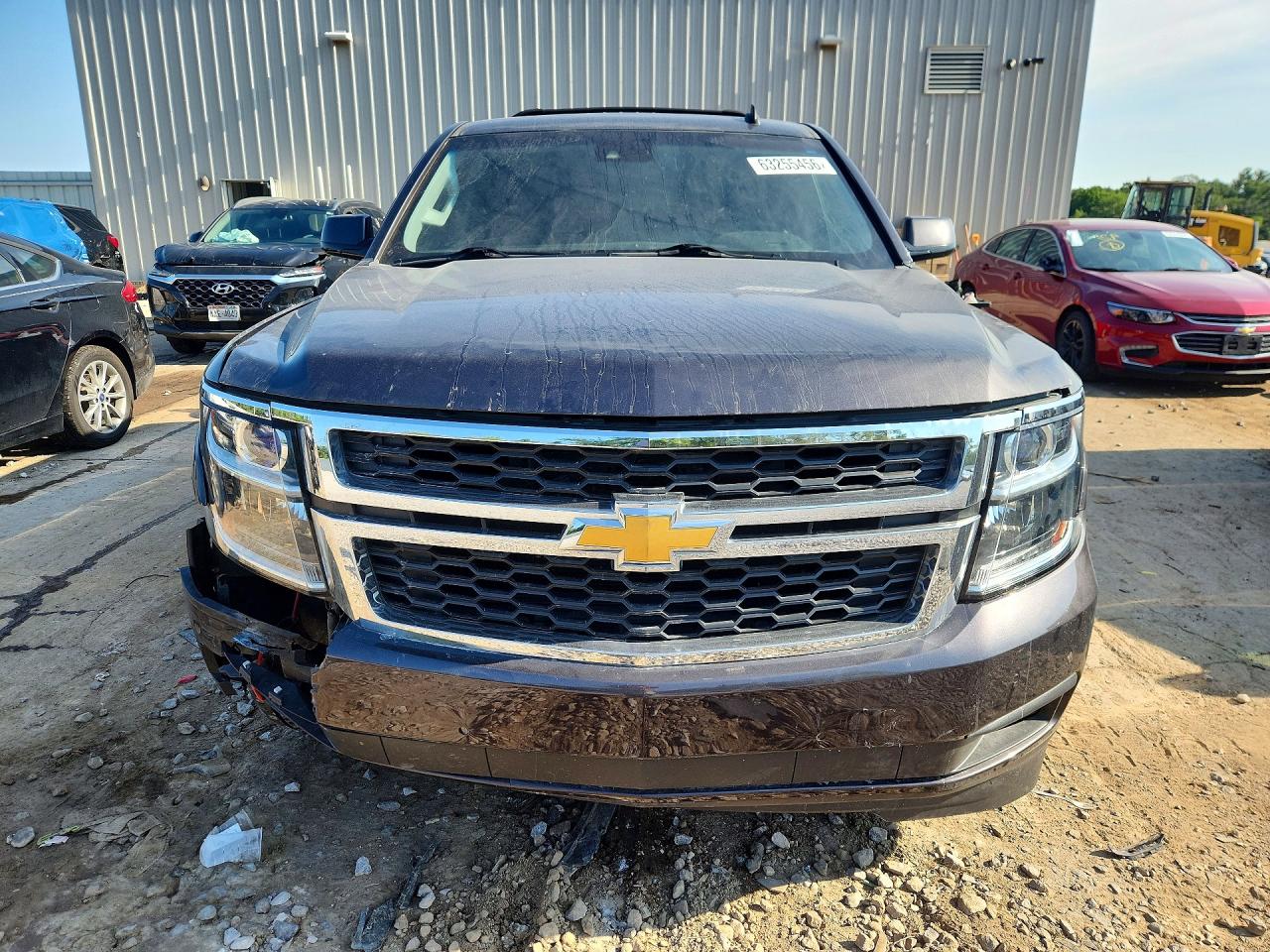 2015 Chevrolet Tahoe K1500 Lt Gray vin: 1GNSKBKCXFR121698