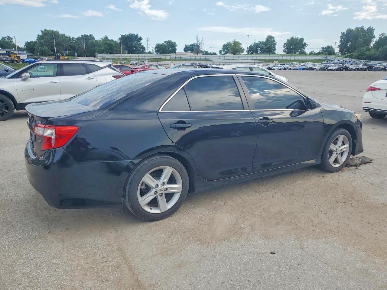 2012 Toyota Camry Se Black vin: 4T1BF1FK6CU133621