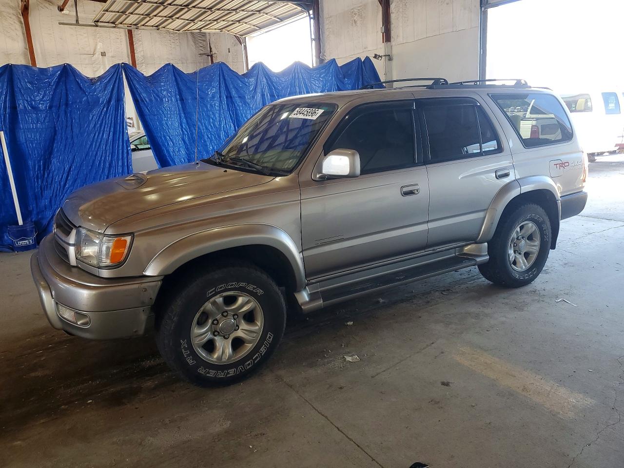 2002 Toyota 4runner Sr5 Silver vin: JT3HN86R320387336