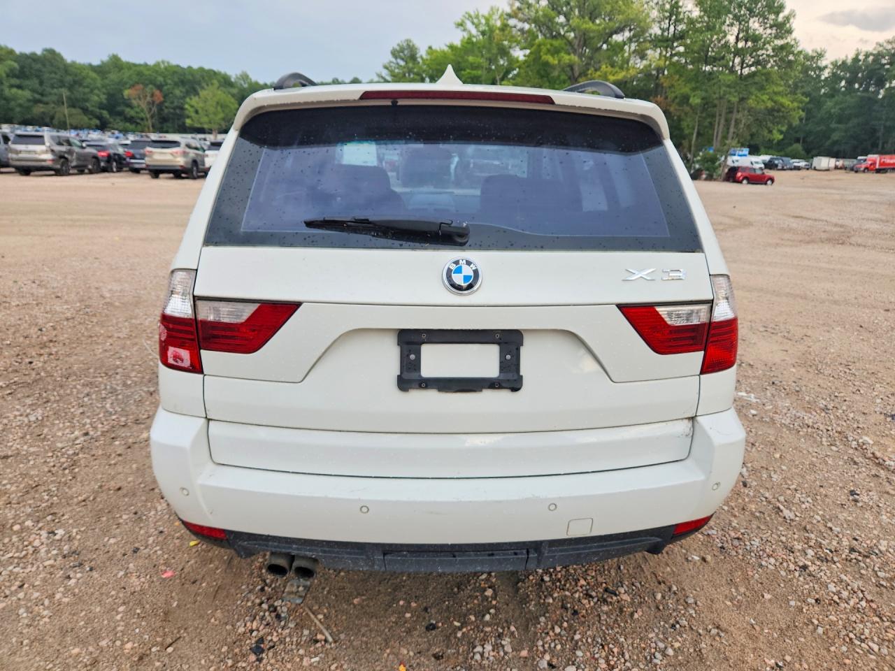 2007 Bmw X3 3.0si Белый vin: WBXPC93487WF28259