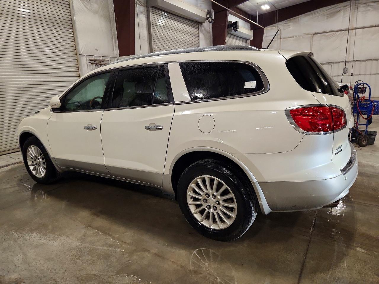 2012 Buick Enclave White vin: 5GAKRCED6CJ185408