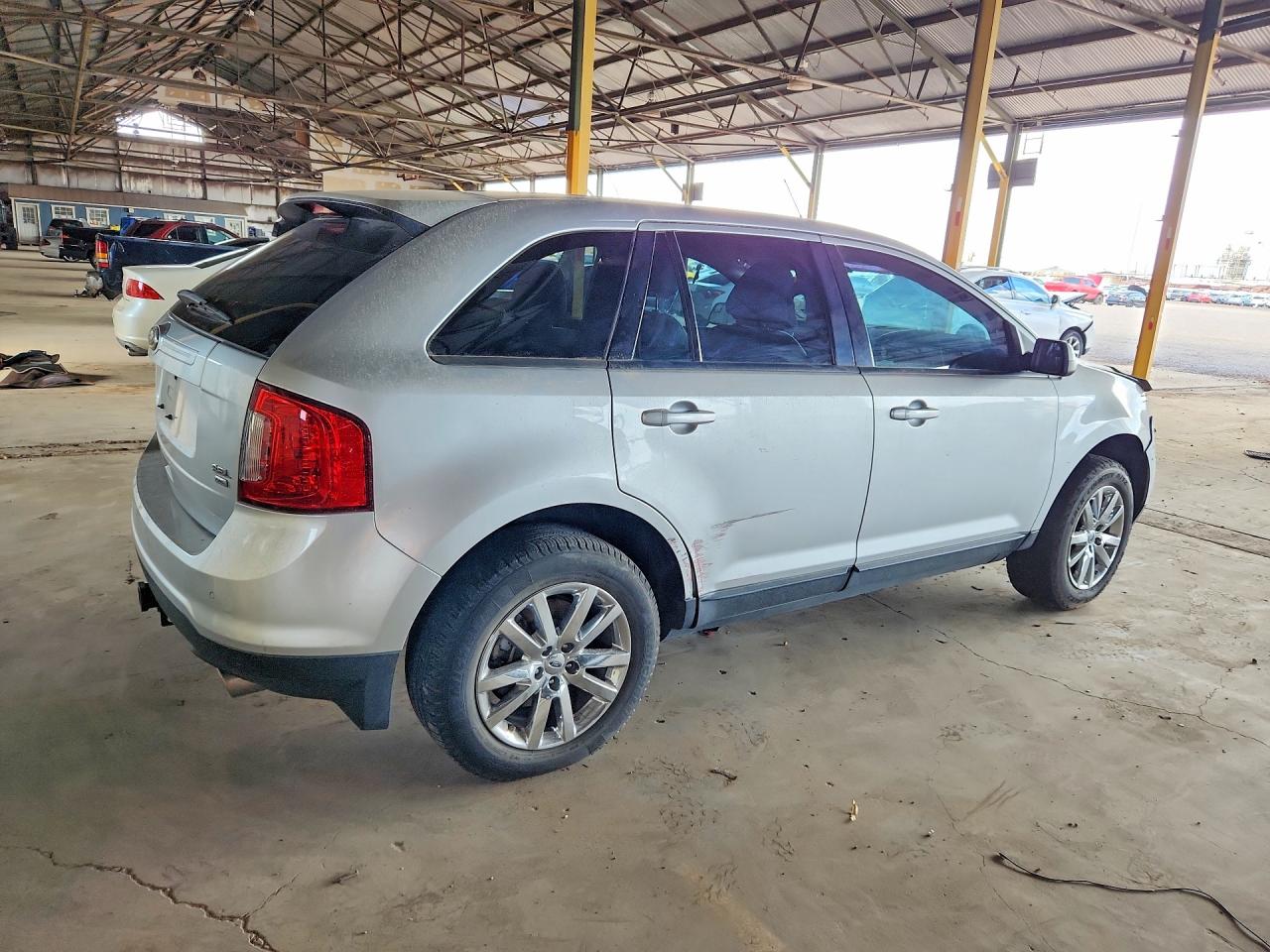 2014 Ford Edge Sel Silver vin: 2FMDK4JC2EBB84516