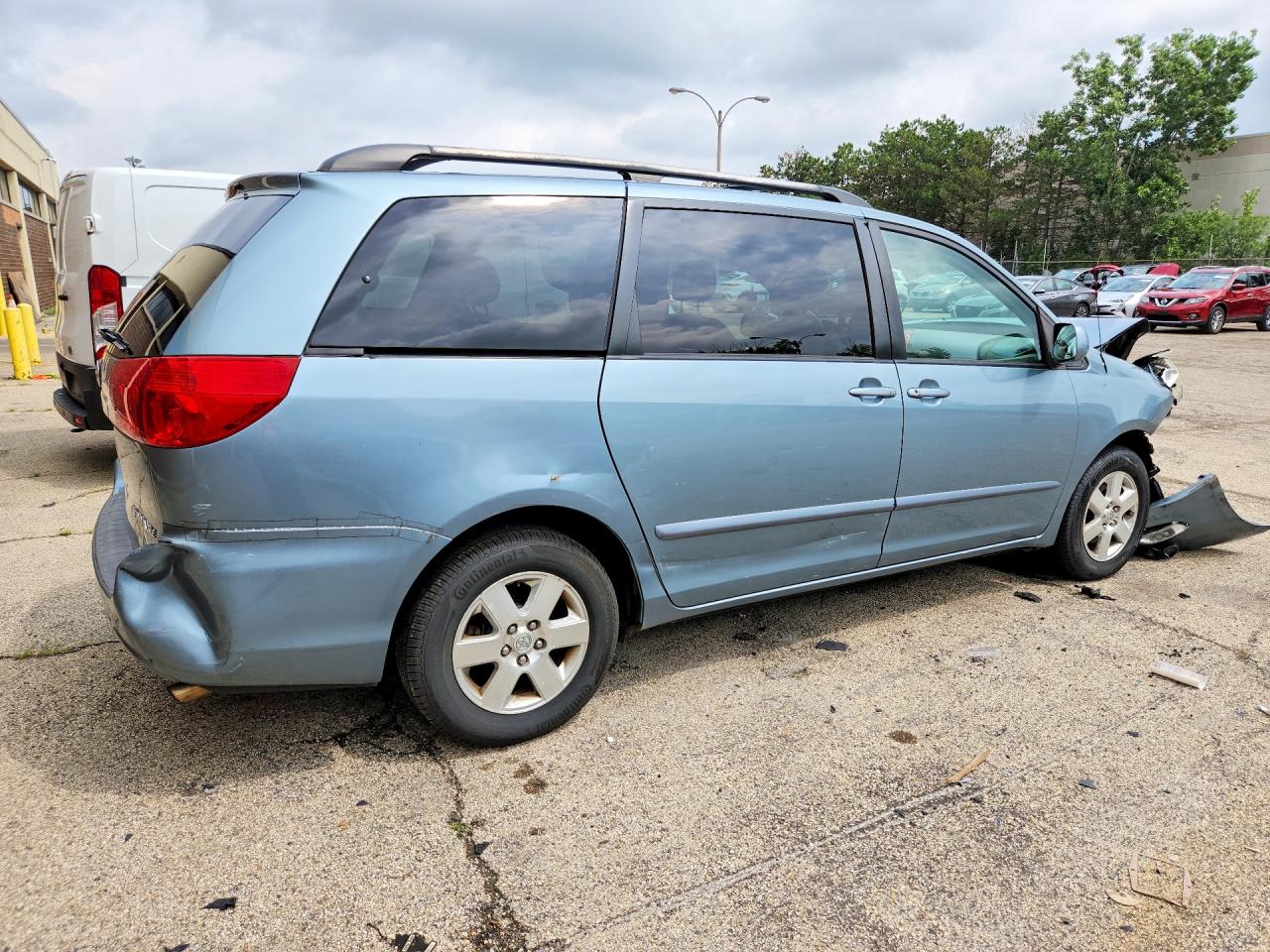 2008 Toyota Sienna Xle Blue vin: 5TDZK22C08S174194