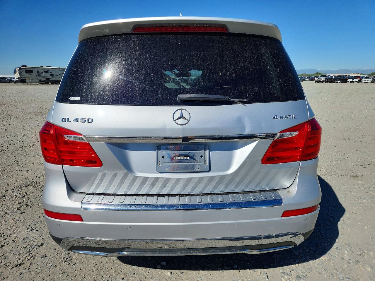 2013 Mercedes-benz Gl 450 4matic Silver vin: 4JGDF7CE7DA199432