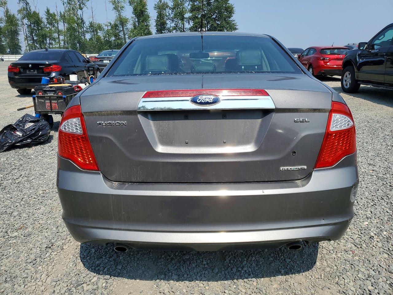 2012 Ford Fusion Sel Gray vin: 3FAHP0JG3CR273969