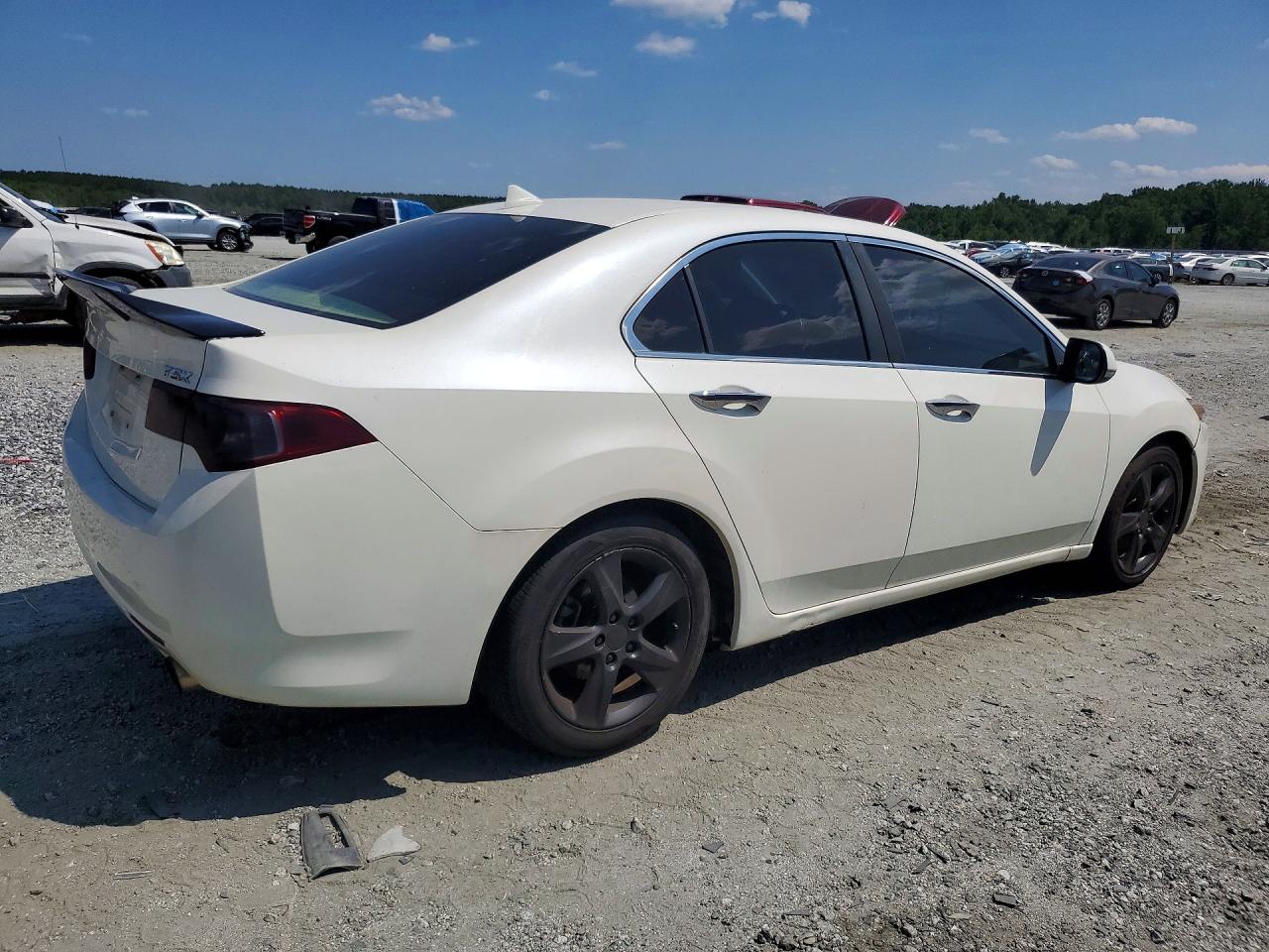 2009 Acura Tsx White vin: JH4CU26669C026184