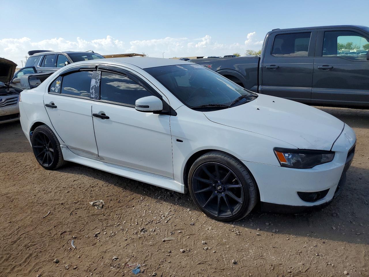 2015 Mitsubishi Lancer Es White vin: JA32U2FU7FU025870