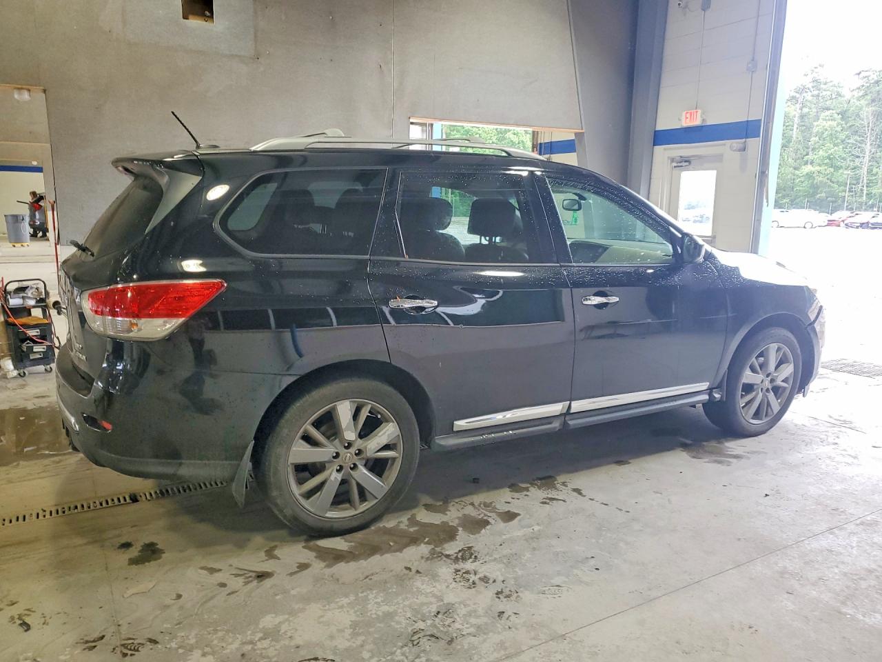 2014 Nissan Pathfinder S Black vin: 5N1AR2MM1EC717754