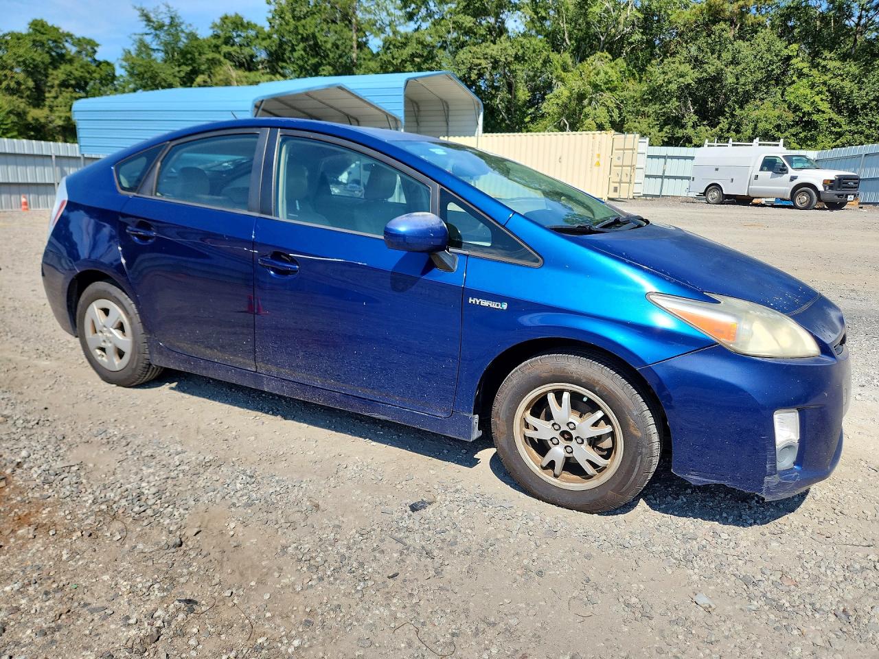 2010 Toyota Prius Iii Blue vin: JTDKN3DU1A0212710