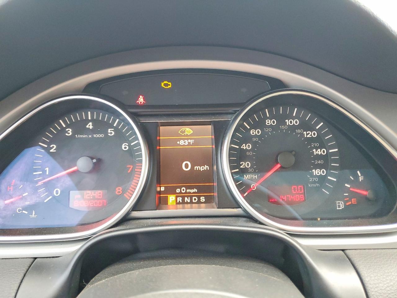 2008 Audi Q7 4.2 Quattro Premium Black vin: WA1BV74LX8D038664