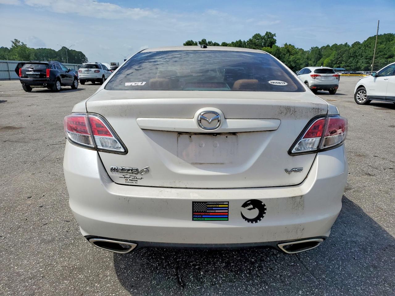 2013 Mazda 6 Grand Touring White vin: 1YVHZ8CB0D5M09381