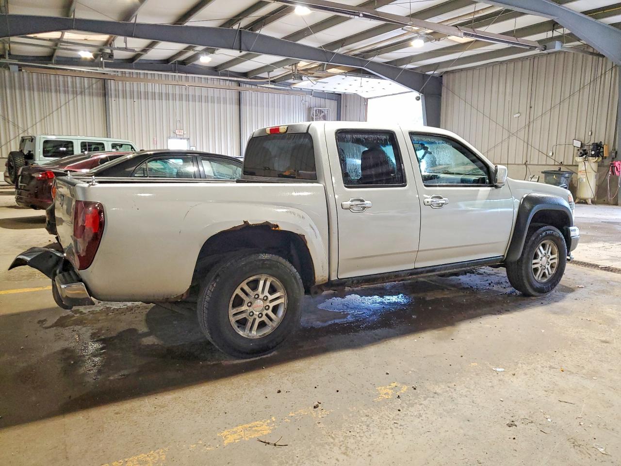 2011 Gmc Canyon Sle Silver vin: 1GTH6MFE3B8128636