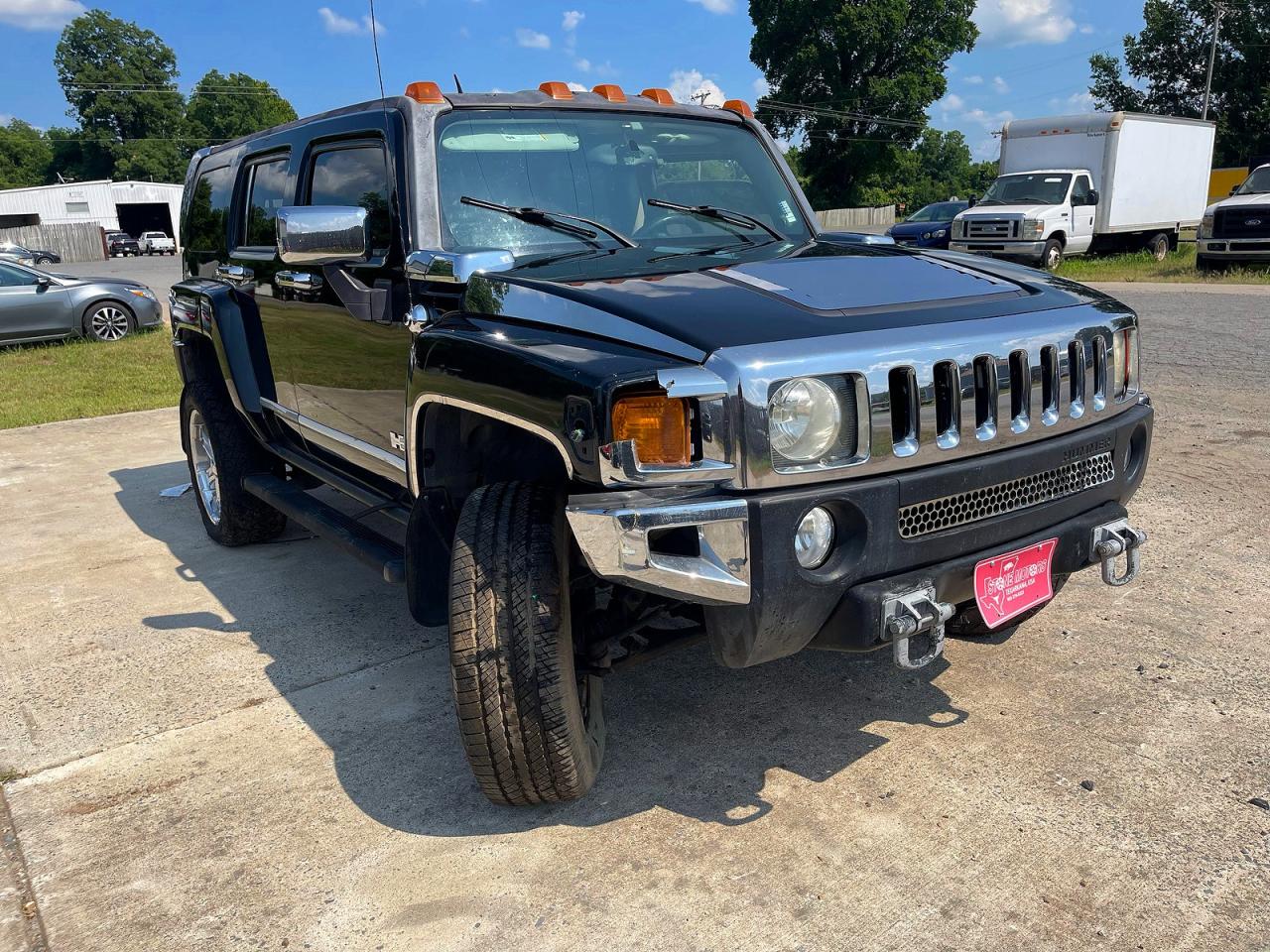 2007 Hummer H3 Black vin: 5GTDN13E778201933