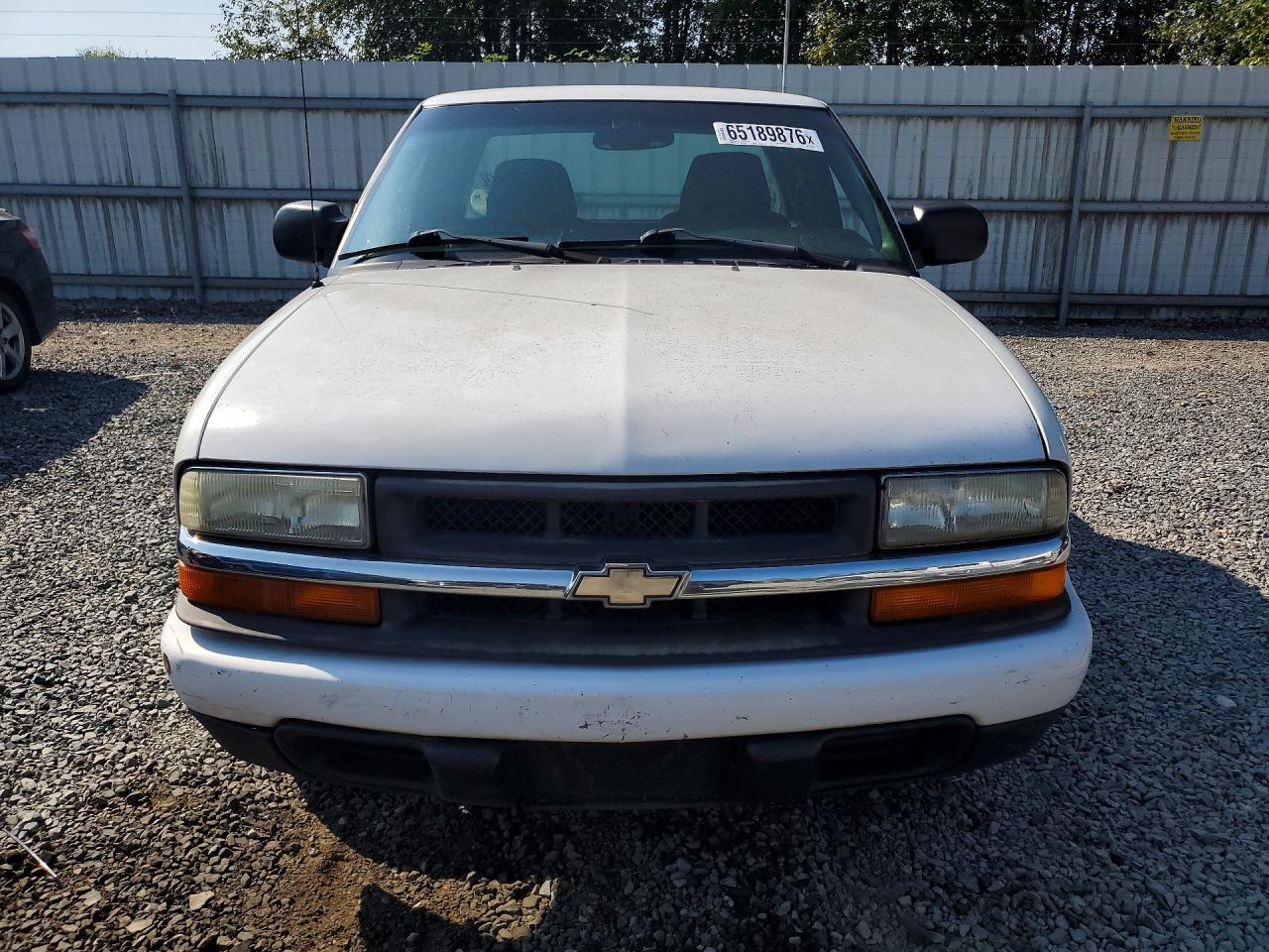 2003 Chevrolet S Truck S10 White vin: 1GCCS19X538173998