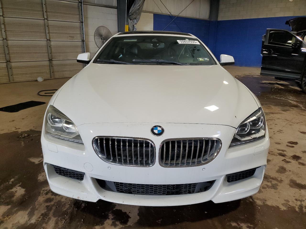 2015 Bmw 650 Xi Gran Coupe White vin: WBA6B4C54FD761289