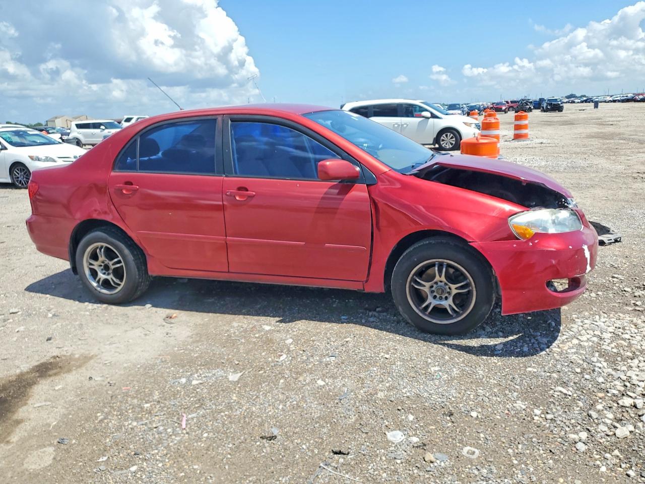 2006 Toyota Corolla Le Red vin: 1NXBR32E46Z659396
