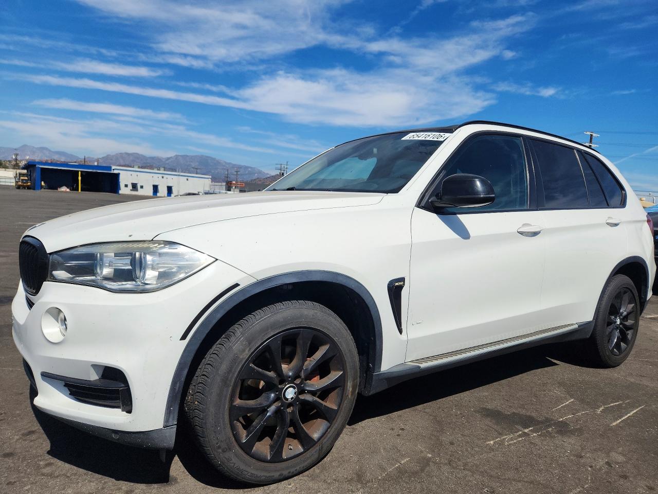 2015 Bmw X5 Xdrive35i White vin: 5UXKR0C55F0P10248
