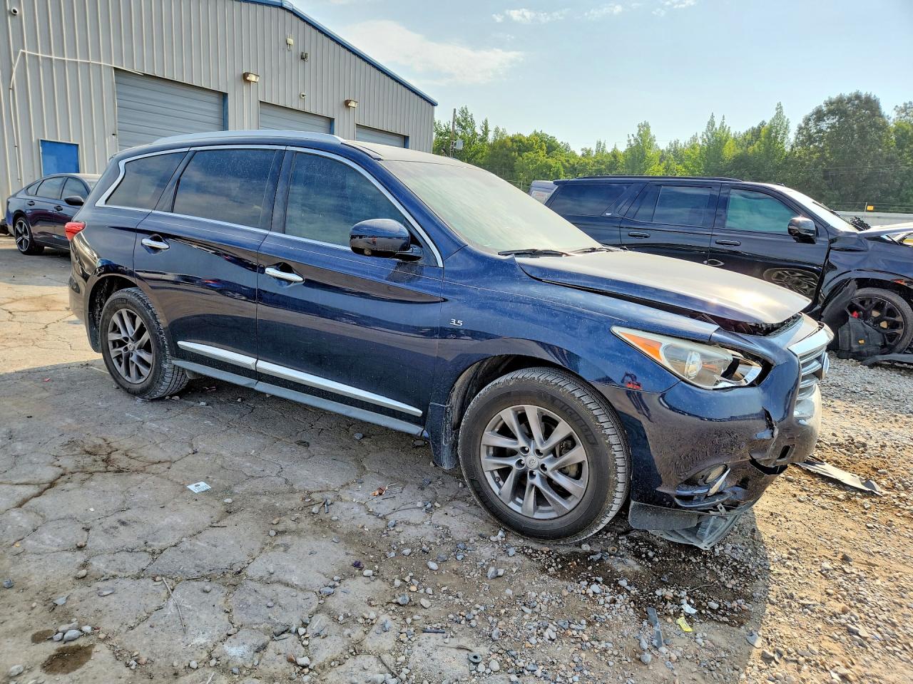 2015 Infiniti Qx60 Base Синий vin: 5N1AL0MM5FC507892