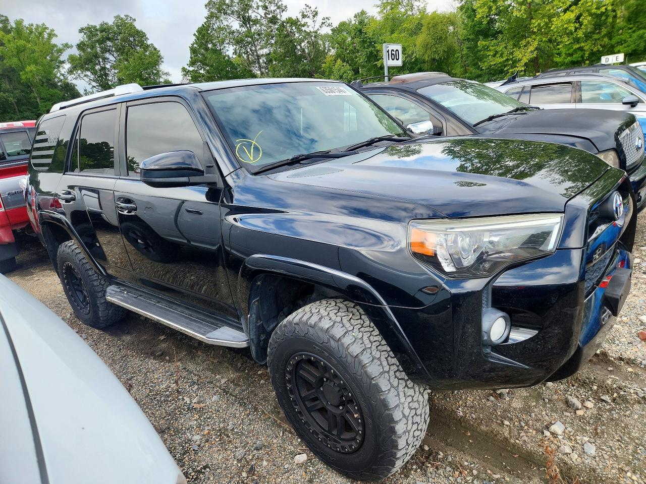 2015 Toyota 4runner Sr5 Black vin: JTEBU5JRXF5227954