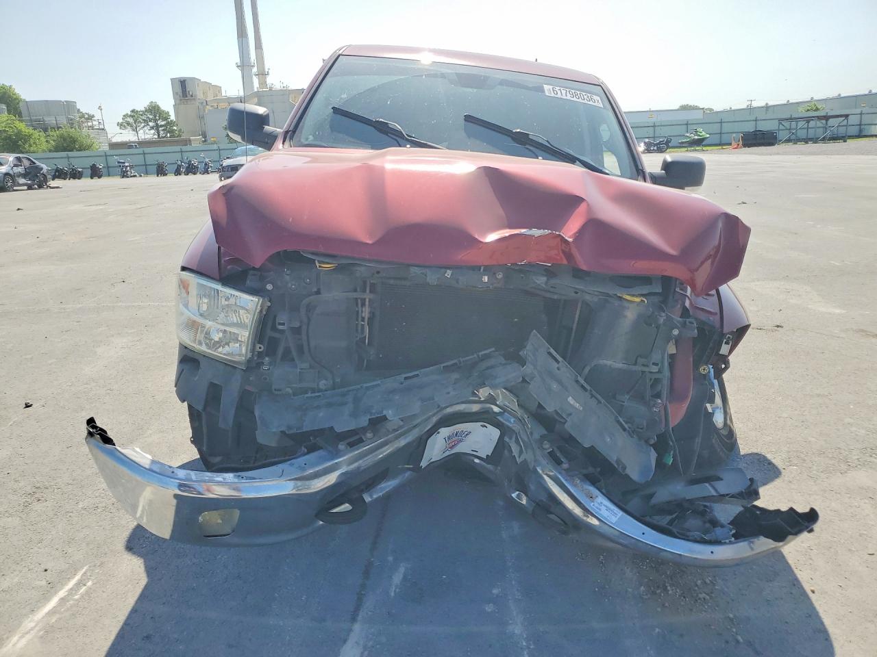 2013 Ram 1500 Slt Maroon vin: 1C6RR7GTXDS508581