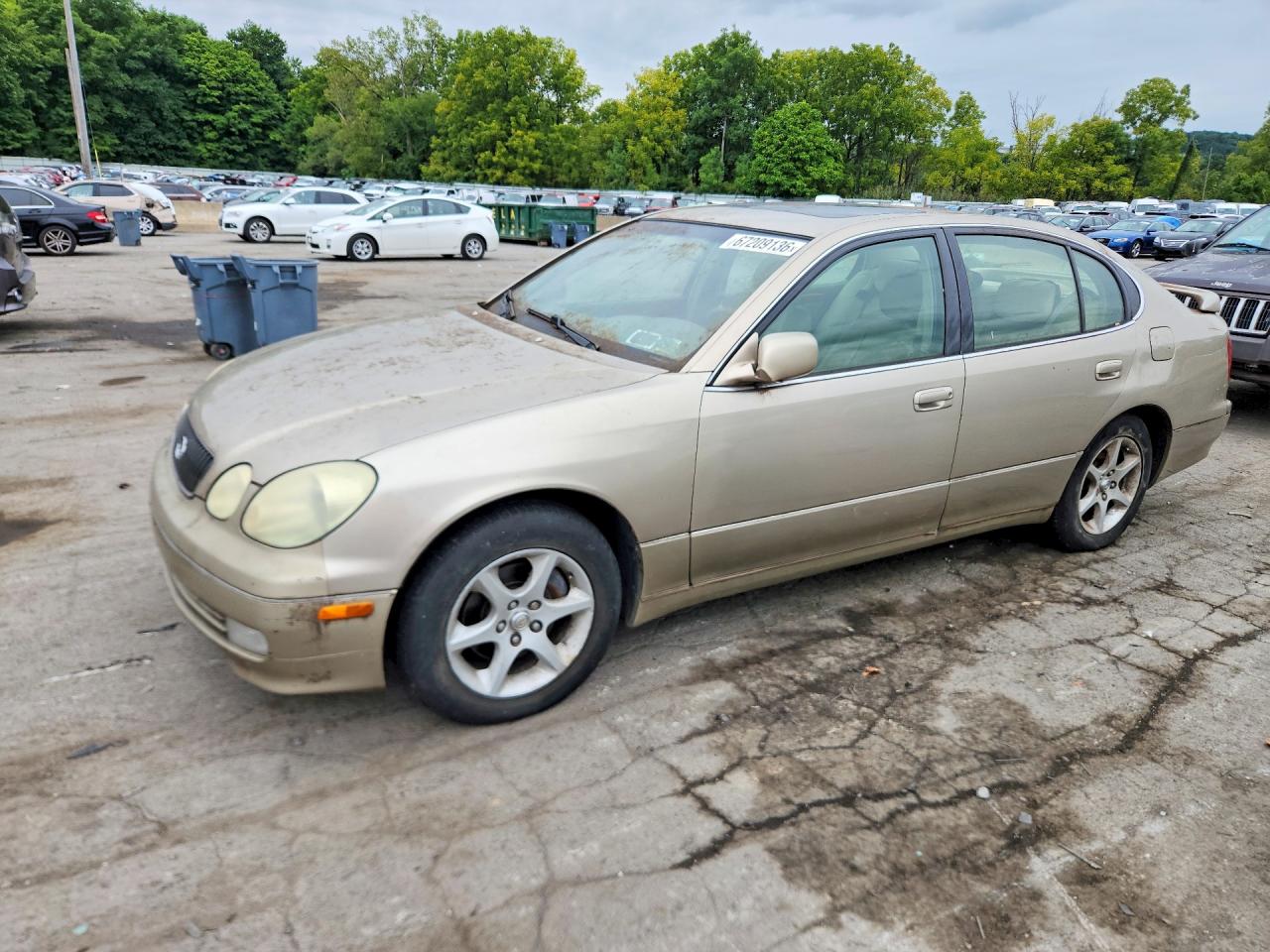 2001 Lexus Gs 300 Gold vin: JT8BD69S110129448
