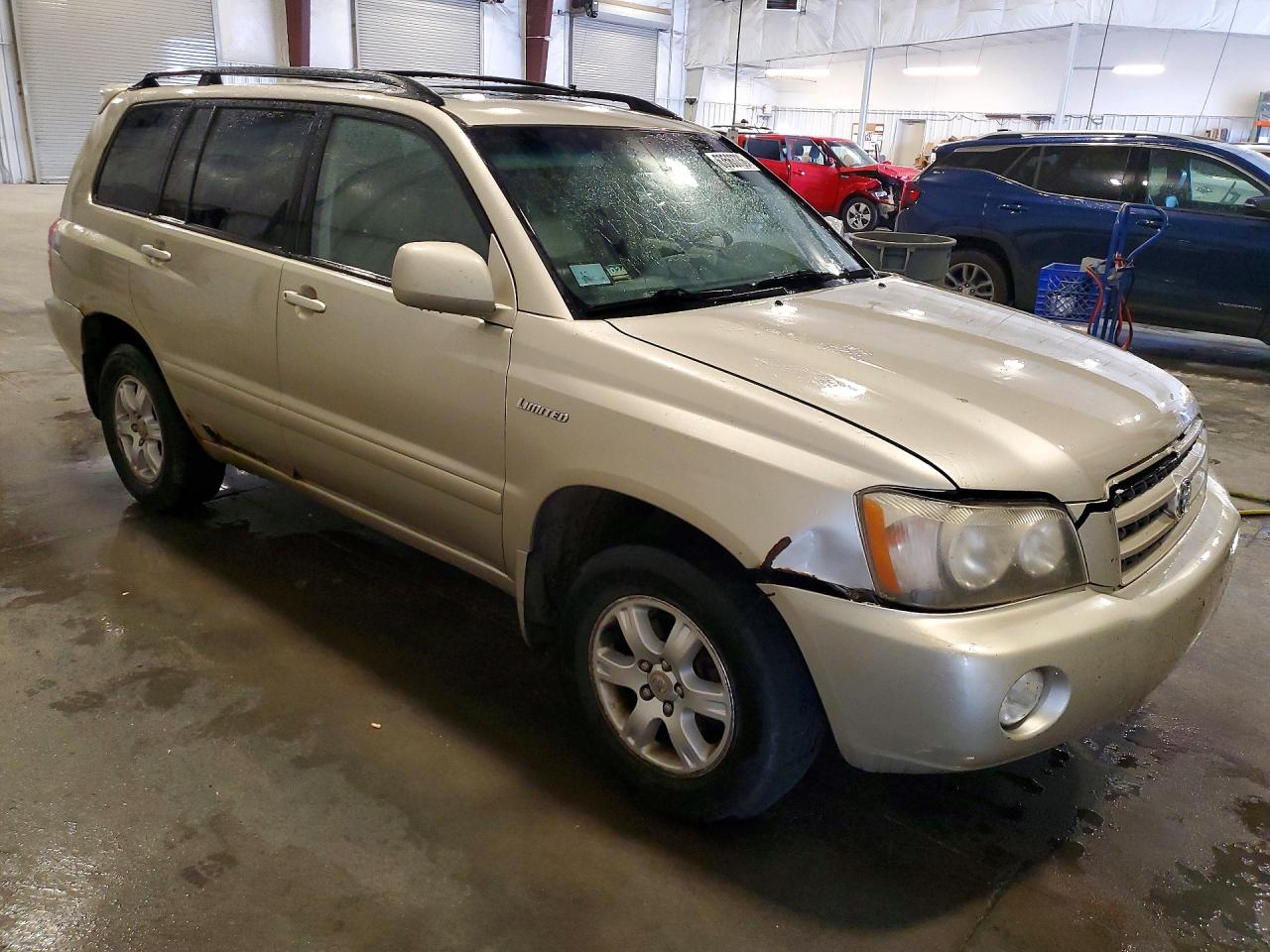 2003 Toyota Highlander Limited Beige vin: JTEHF21A730110693