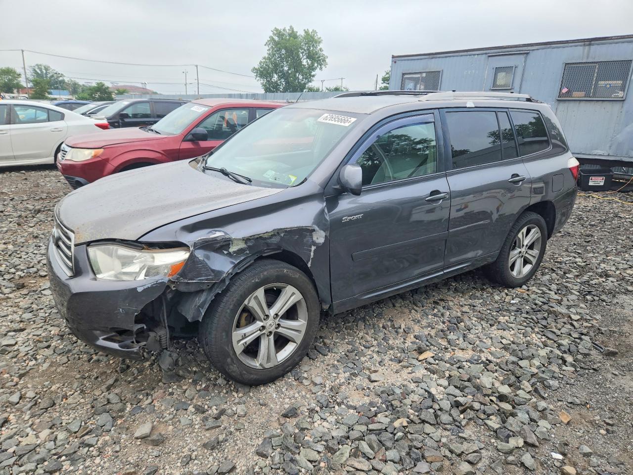2008 Toyota Highlander Sport Gray vin: JTEES43A182042135