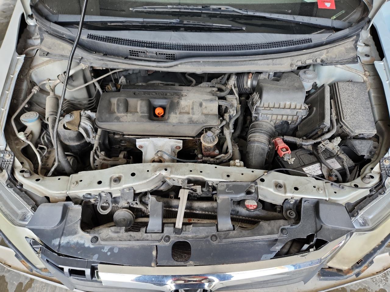 2012 Honda Civic Lx Blue vin: 19XFB2F5XCE073892 Damage: Radiator, Broken, Replacement Required