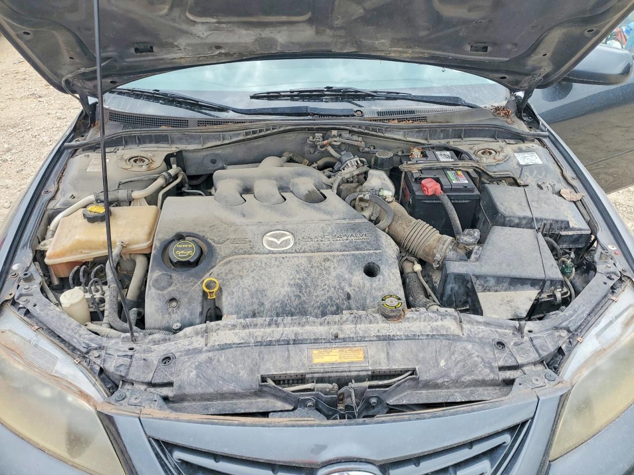 2005 Mazda 6 S Серый vin: 1YVHP84D455M12467