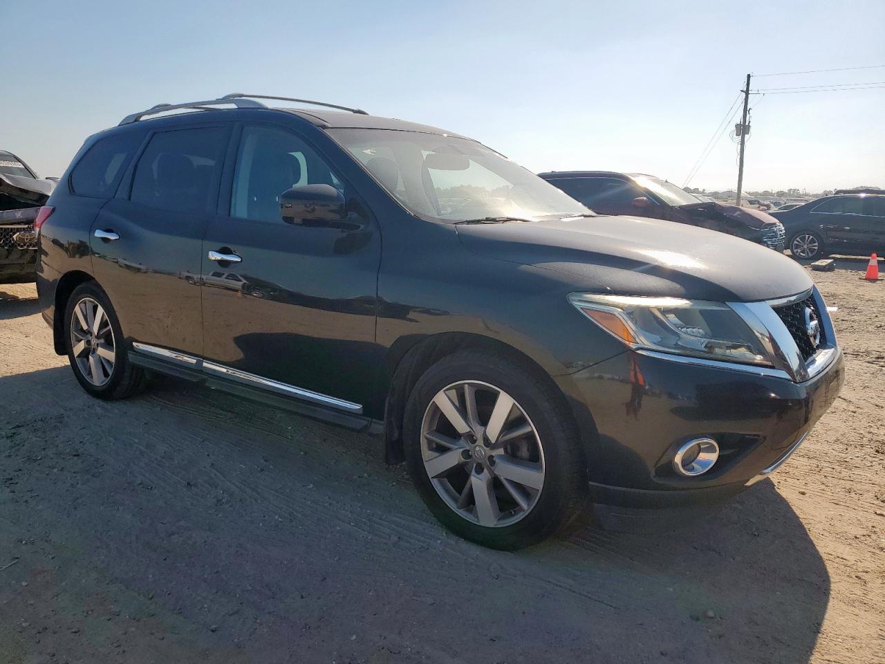 2015 Nissan Pathfinder S Black vin: 5N1AR2MN0FC716668