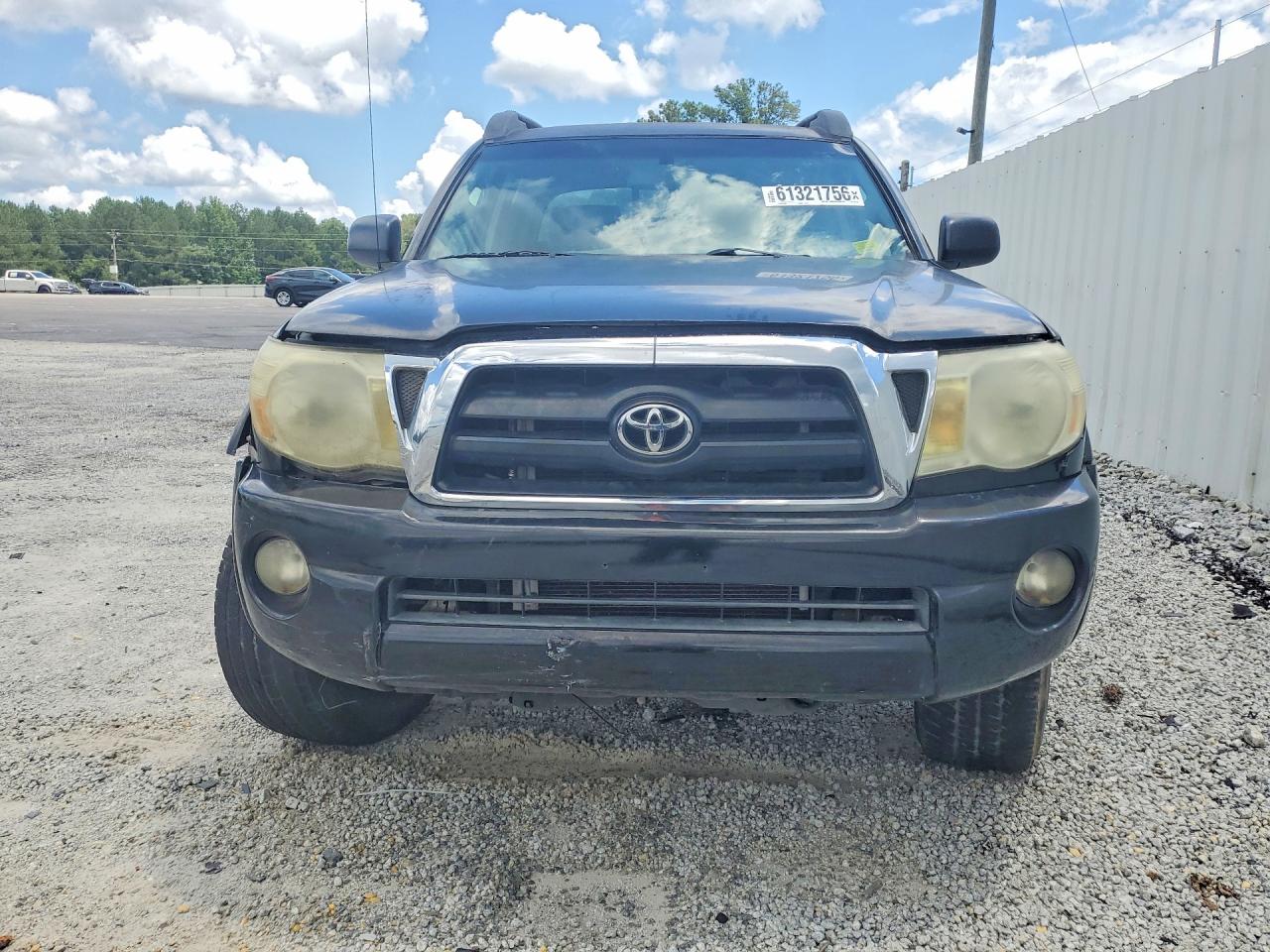 2007 Toyota Tacoma Double Cab Long Bed Black vin: 5TEMU52N97Z333710