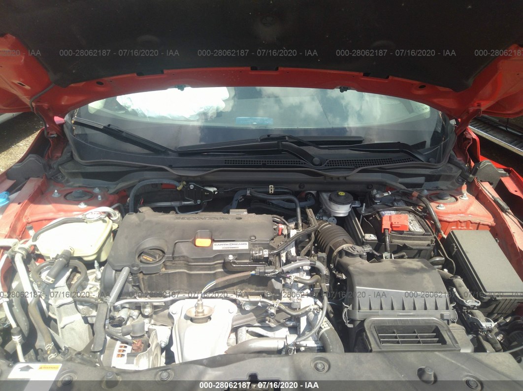 2019 Honda Civic Sedan Lx Red vin: 2HGFC2F61KH537047