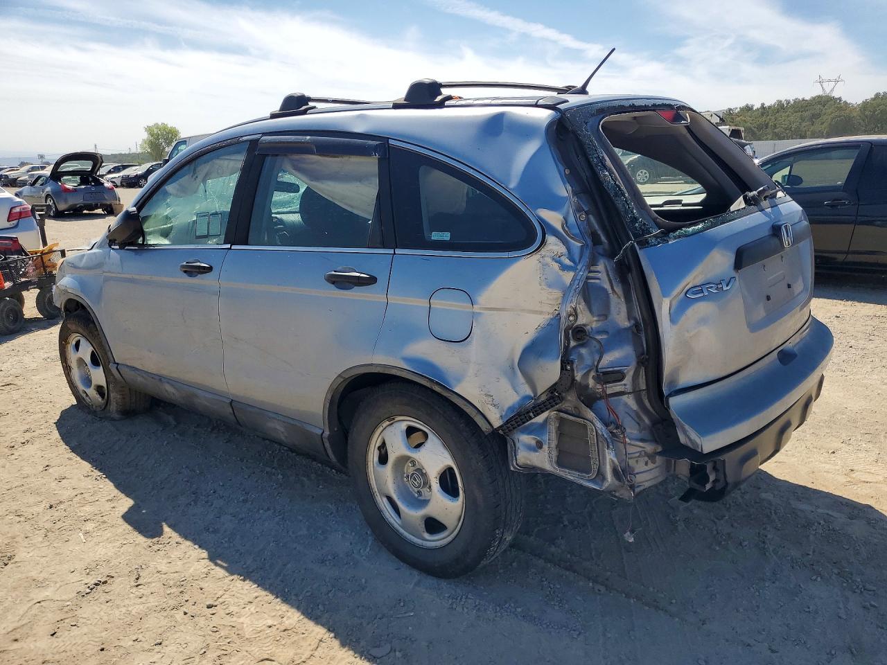 2008 Honda Cr-v Lx Blue vin: 5J6RE38358L010827