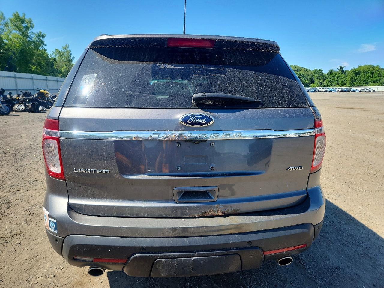 2013 Ford Explorer Limited Gray vin: 1FM5K8F84DGA35726