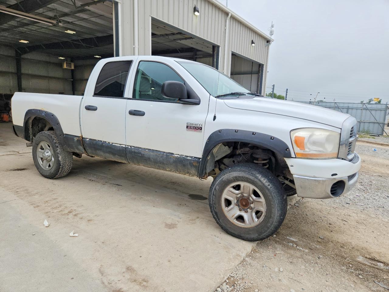 2008 Dodge Ram 2500 St White vin: 3D7KS28D58G191384