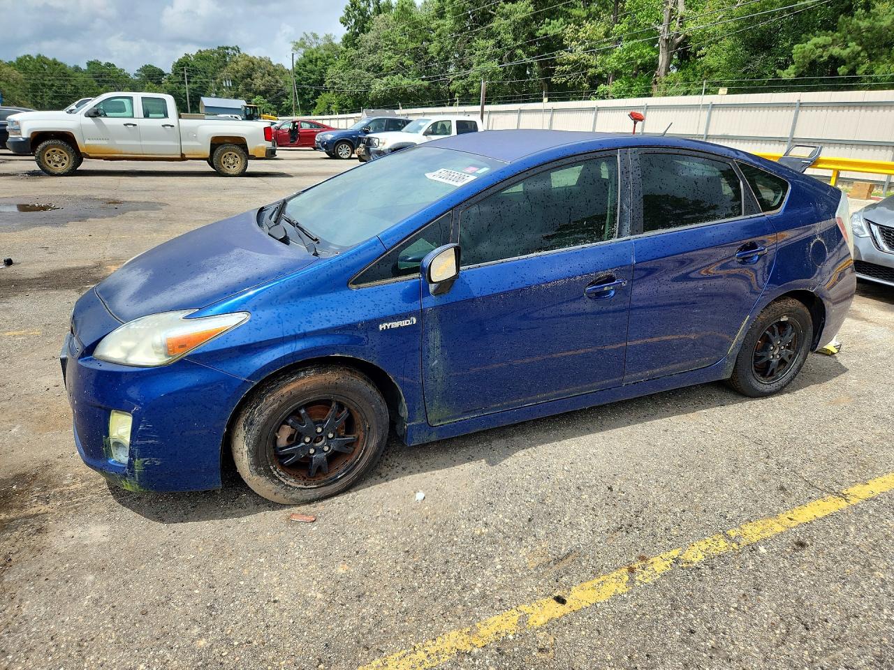 2011 Toyota Prius Two Синий vin: JTDKN3DU9B1389890