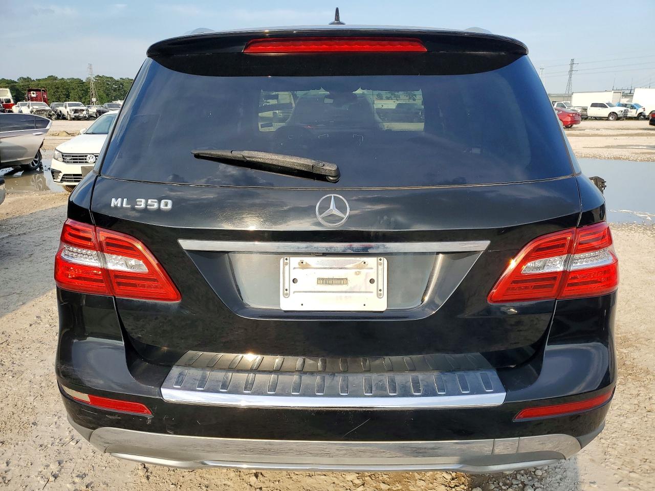 2015 Mercedes-benz Ml 350 Black vin: 4JGDA5JB3FA481193