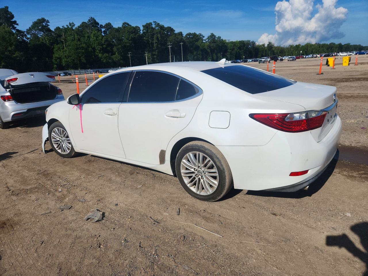 2014 Lexus Es 350 White vin: JTHBK1GG8E2133160