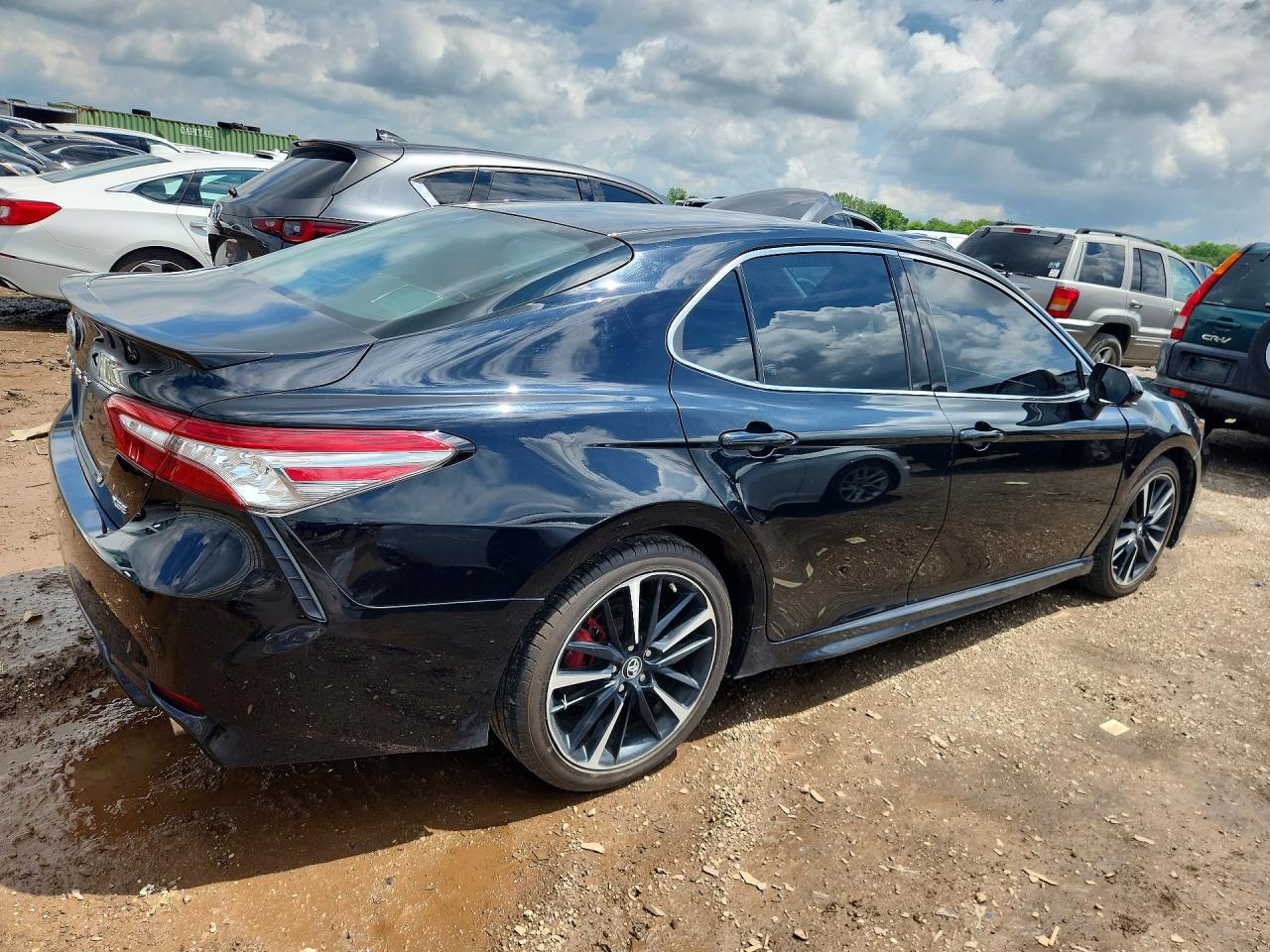 2018 Toyota Camry Xse Черный vin: 4T1B61HK8JU562947