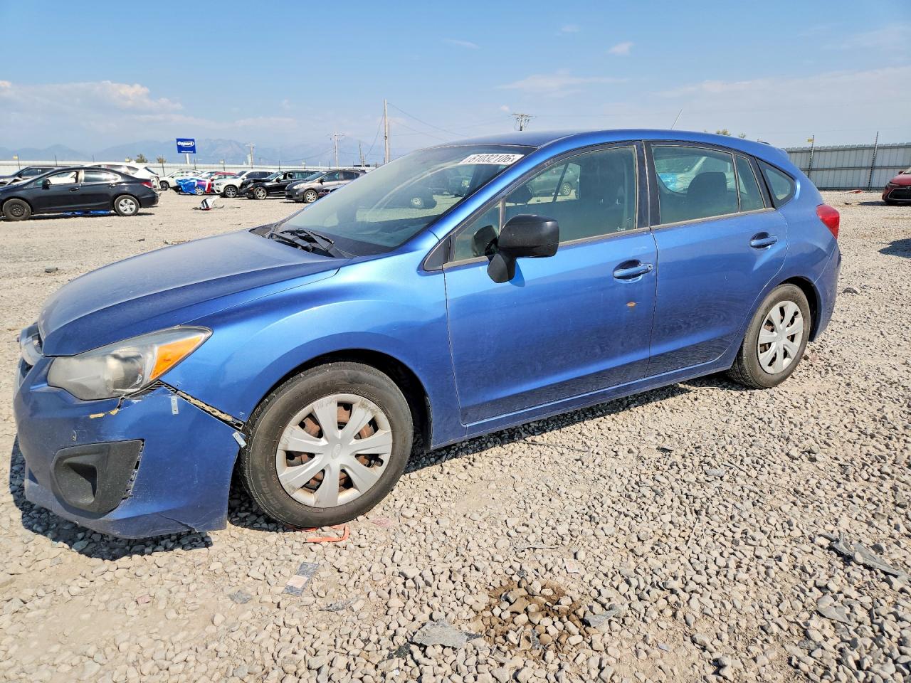 2014 Subaru Impreza Blue vin: JF1GPAA6XE8238259