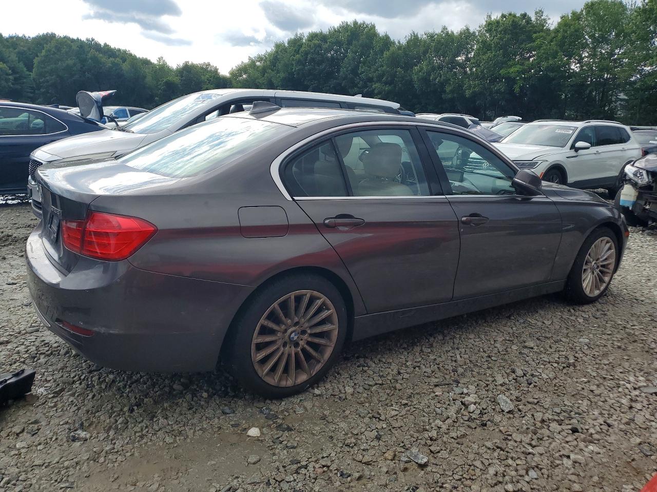 2013 Bmw 328 Xi Brown vin: WBA3B3C54DF530326