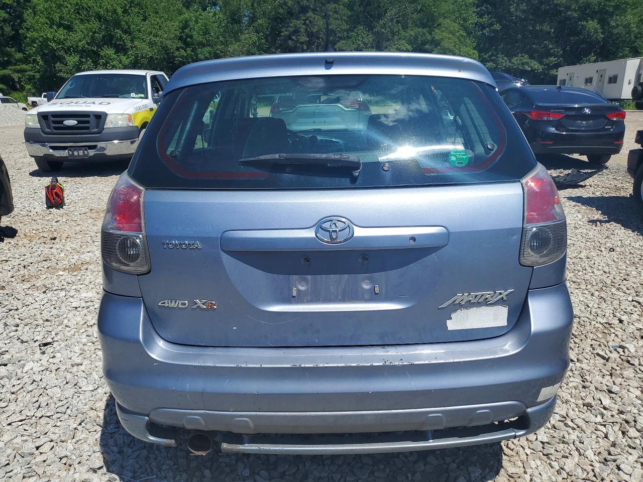2006 Toyota Matrix Xr Blue vin: 2T1LR32E86C561137