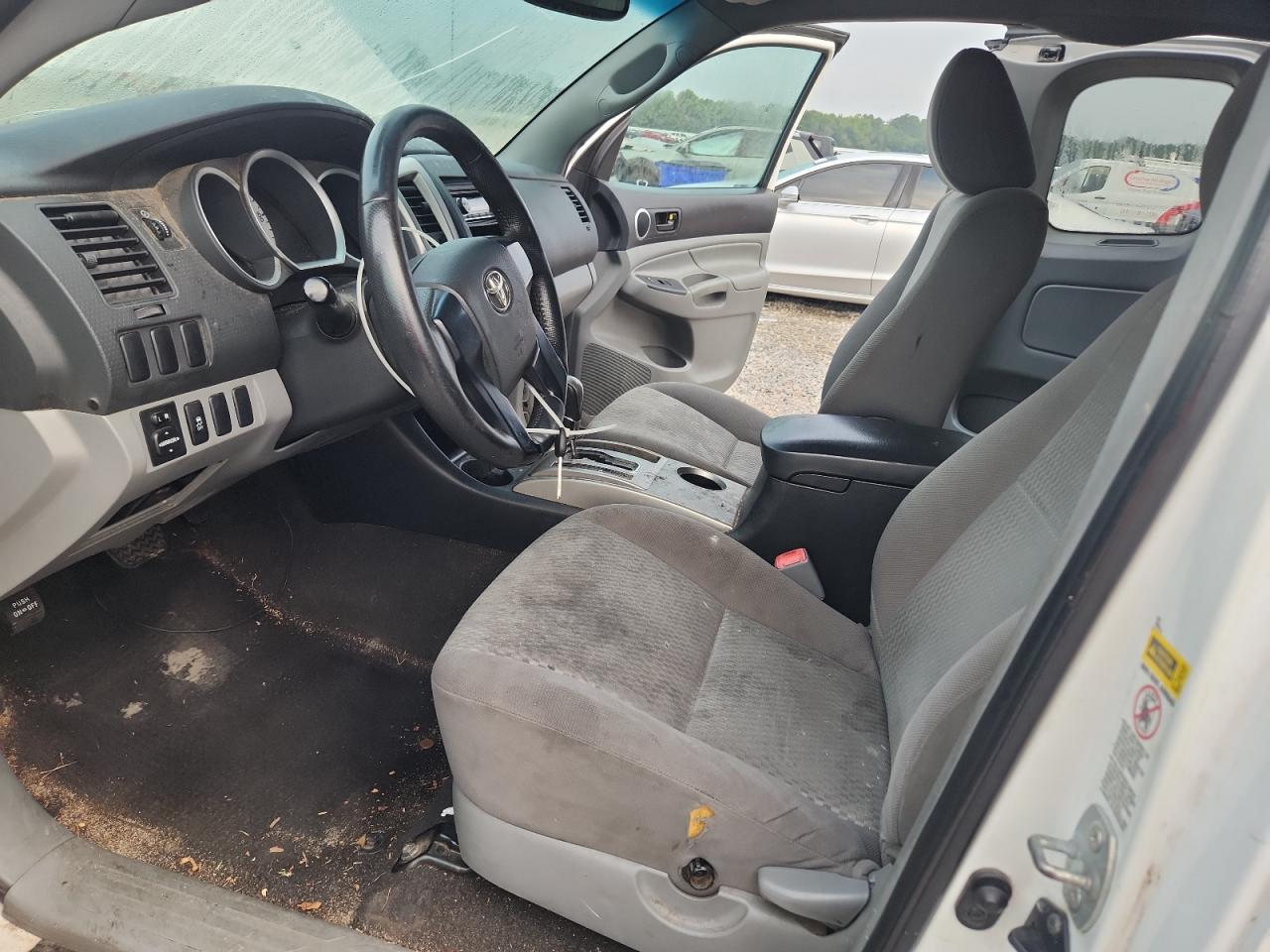 2012 Toyota Tacoma Prerunner Access Cab White vin: 5TFTX4GNXCX010063