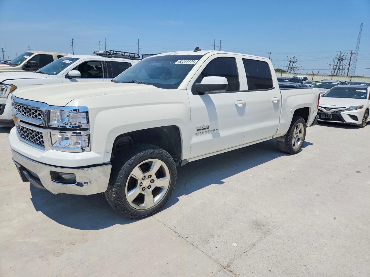2014 Chevrolet Silverado C1500 Lt White vin: 3GCPCREC8EG127210