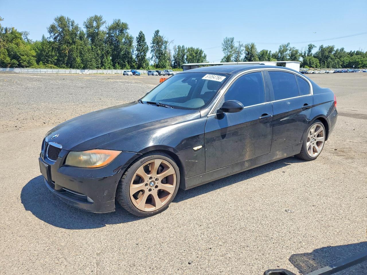 2008 Bmw 335 I Black vin: WBAVB735X8VH24812