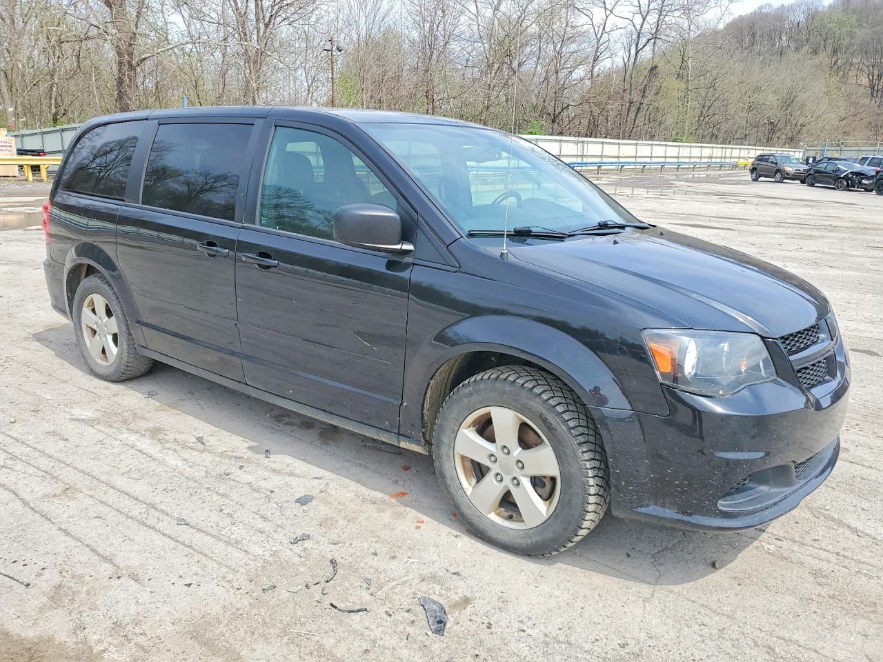 2015 Dodge Grand Caravan Se Черный vin: 2C4RDGBG2FR642118