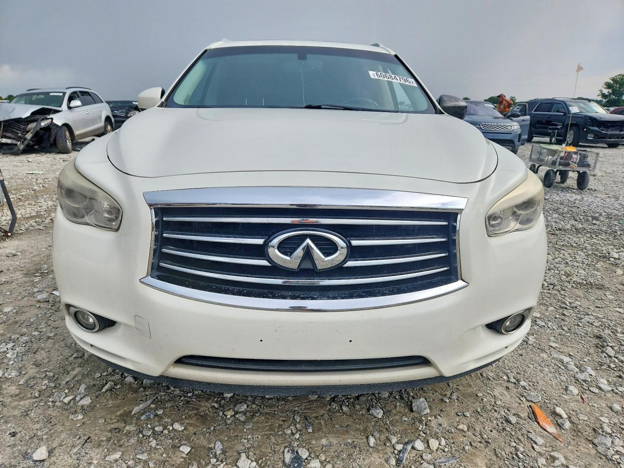 2014 Infiniti Qx60 Base White vin: 5N1AL0MM8EC508839