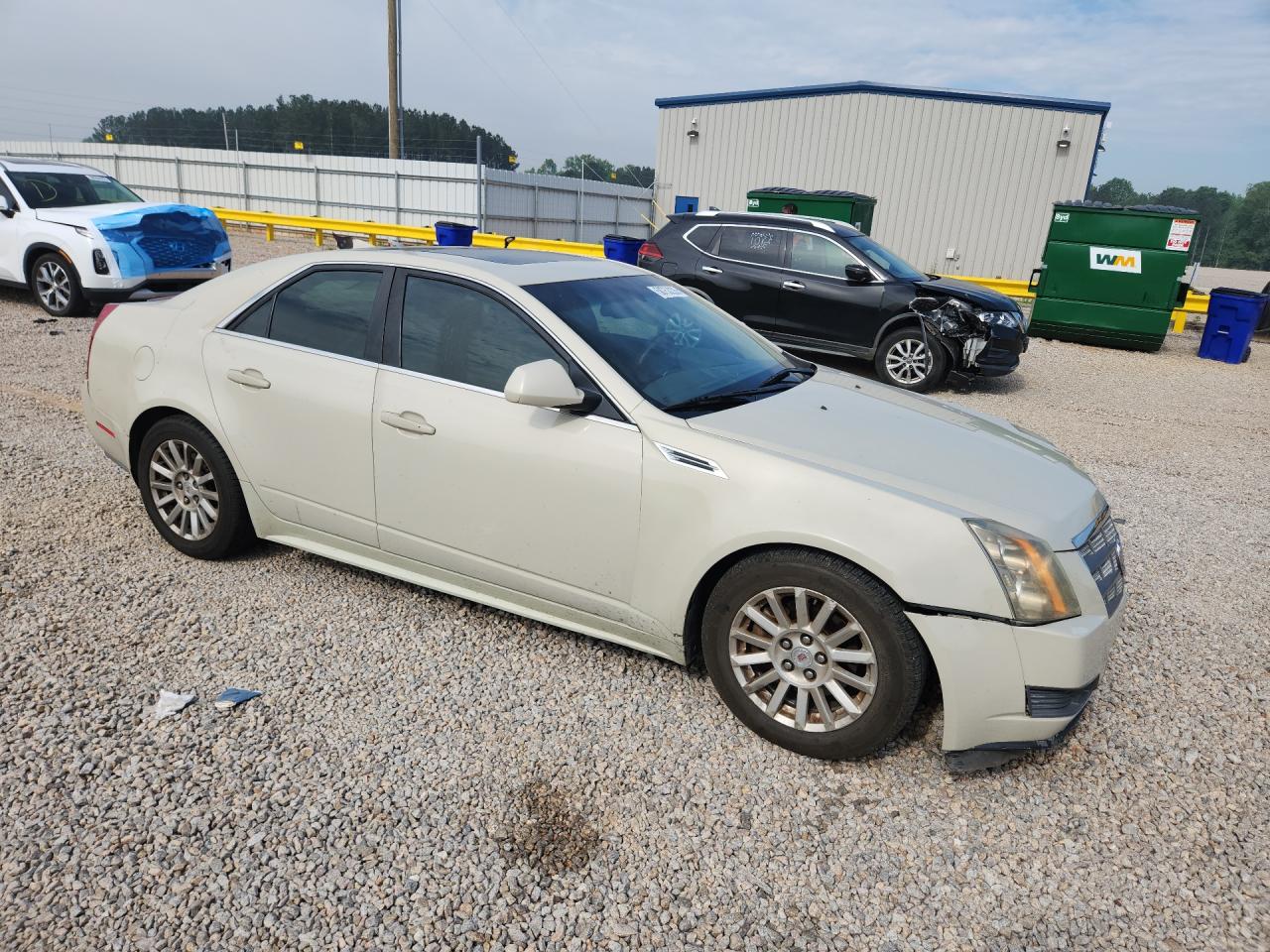 2010 Cadillac Cts Luxury Collection Cream vin: 1G6DF5EG9A0112223
